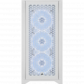 Vỏ case Corsair iCUE 4000D RGB Airflow QL Edition Mid Tower TG True White (CC-9011232-WW)