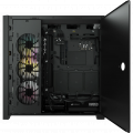 Vỏ case Corsair iCUE 5000X RGB Mid Tower TG Black (CC-9011212-WW) (4 mặt kính cường lực, Sẵn 3 fan RGB)