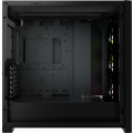 Vỏ case Corsair iCUE 5000X RGB Mid Tower TG Black (CC-9011212-WW) (4 mặt kính cường lực, Sẵn 3 fan RGB)
