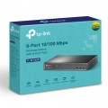 Switch TP-LINK 9-Ports 10/100Mbps With 8-Ports PoE+ (TL-SF1009P)