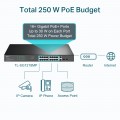 Switch TP-Link 18-Port Gigabit Rackmount with 16 PoE+ (TL-SG1218MP)