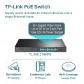 Smart Switch TP-Link 18-Port Gigabit Easy with 16-Port PoE+ (TL-SG1218MPE)
