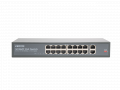 Switch APTEK SF1162P 16-Ports POE 10/100Mbps + 2-Ports UPLINK, 230W