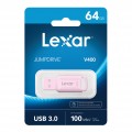 USB 64GB Lexar Jumpdrive V400 USB 3.0 Pink (LJDV400064G-BNPNG)