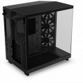 Vỏ Case NZXT H6 Flow Black (Mid Tower, ATX, 2 mặt kính cường lực, sẵn 3 fan không LED)