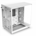 Vỏ Case NZXT H6 Flow White (Mid Tower, ATX, 2 mặt kính cường lực, sẵn 3 fan không LED)