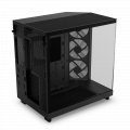 Vỏ Case NZXT H6 Flow RGB Black (Mid Tower, ATX, 2 mặt kính cường lực, sẵn 3 fan RGB LED)