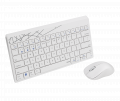 Bộ phím chuột không dây Rapoo 8000M White (Bluetooth, 2.4GHz, 79 phím, 1300DPI, Pin AA lên đến 12 tháng)