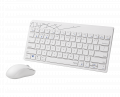 Bộ phím chuột không dây Rapoo 8000M White (Bluetooth, 2.4GHz, 79 phím, 1300DPI, Pin AA lên đến 12 tháng)