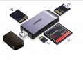Đầu đọc thẻ nhớ Ugreen 50541 (USB 3.0, đọc thẻ SD/TF/CF/MS)