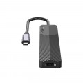 Đầu chuyển 6-in-1 ORICO USB-C sang USB3.0, USB2.0, HDMI, TF, USB-C (PD) (MDK-6P-BK-BP)