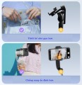Tay cầm chống rung Gimbal cho điện thoại HOHEM HT-ISTEADY XE KIT BLACK, màu đen