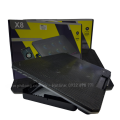 ĐẾ TẢN NHIỆT LAPTOP COOLING PAD X8 GAMING BLACK (6 Fan, LED RGB, nâng hạ)