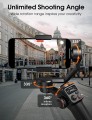 Tay cầm chống rung Gimbal cho điện thoại HOHEM iSteady M6, Màu Đen