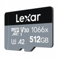 Thẻ nhớ MicroSDXC 512GB LEXAR 1066x SILVER Series 160MB/s (LMS1066512G-BNANG) UHS-I, U3, V30, A2