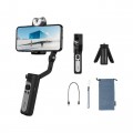 Tay cầm chống rung Gimbal cho điện thoại HOHEM iSteady V2, Màu Đen, Tích hợp cảm biến AI