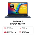 Laptop Asus Vivobook 14 X1404ZA-NK300W (Core I3-1215U, RAM 8GB, SSD 256GB, VGA Intel UHD Graphics, Màn Hình 14 inch FHD, Windows 11, Màu Xanh)