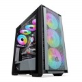 Vỏ Case Segotep Gank 360 Black (Mid Tower, E-ATX, Chưa bao gồm Fan, Max 11 Fan)