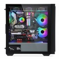 Vỏ Case Segotep Gank 360 Black (Mid Tower, E-ATX, Chưa bao gồm Fan, Max 11 Fan)