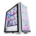 Vỏ Case Segotep Gank 360 White (Mid Tower, E-ATX, Chưa bao gồm Fan, Max 11 Fan)