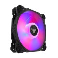 Combo 3 Fan Case Asus TUF Gaming TF120 ARGB Black (Bộ 3 Fan 12cm kèm HUB điều khiển)