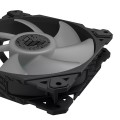 Combo 3 Fan Case Asus TUF Gaming TF120 ARGB Black (Bộ 3 Fan 12cm kèm HUB điều khiển)