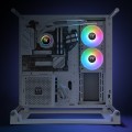 Tản nhiệt nước CPU AIO Thermaltake TH240 V2 ARGB Sync 240mm Snow (LGA1851/1700/1200/115x/20xx, AM5/AM4/AM3/AM2)