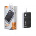 Ổ cắm điện LDNIO SC3412 (3x3 chấu+3xUSB-A+1xUSB-C/2500W/dài 2 mét)
