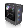 Vỏ Case Thermaltake S200 TG Black (Mid Tower, ATX, Sẵn 4 Fan RGB, Max 6 Fan)