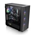 Vỏ Case Thermaltake H570 TG ARGB Black (Mid Tower, E-ATX, Sẵn 3 Fan ARGB, Max 7 Fan, Kính cường lực có bản lề)