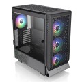Vỏ Case Thermaltake Ceres 500 TG ARGB Black (Mid Tower, E-ATX, Sẵn 4 Fan ARGB, Max 7 Fan, Kính cường lực có bản lề)