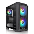 Vỏ Case Thermaltake View 300 MX ARGB Black (Mid Tower, E-ATX, Sẵn 3 Fan ARGB, Max 10 Fan, 2 tùy chọn mặt trước)