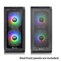 Vỏ Case Thermaltake View 300 MX ARGB Black (Mid Tower, E-ATX, Sẵn 3 Fan ARGB, Max 10 Fan, 2 tùy chọn mặt trước)