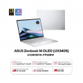 LAPTOP ASUS ZENBOOK 14 OLED UX3405MA-PP588W (Core Ultra 5 125H, 16GB RAM, 512GB SSD, Màn Hình 14" 3K OLED 120Hz, WINDOWS 11, CÁP, TÚI, MÀU BẠC)