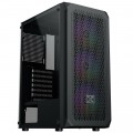 Vỏ case Xigmatek SKY 3F Black - EN42157 (ATX, 1 mặt cường lực, Sẵn 3 fan RGB, Max 8 fan)
