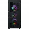 Vỏ case Xigmatek SKY 3F Black - EN42157 (ATX, 1 mặt cường lực, Sẵn 3 fan RGB, Max 8 fan)