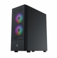 Vỏ case Xigmatek HERO II Air 3F Black - EN41655 (ATX, 1 mặt cường lực, Sẵn 3 fan RGB, Max 6 fan)