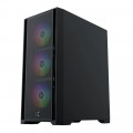Vỏ case Xigmatek Gaming X II 3F Black - EN49019 (E-ATX, 1 mặt cường lực, Sẵn 3 fan RGB, Max 6 fan)