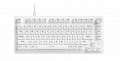 Bàn phím cơ DareU EK75 Full White - DareU FireFly Switch (USB-C, 80 phím, Núm xoay, Keycap ABS, White LED, Kèm Keycap extra)