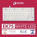Bàn phím cơ DareU EK75 Full White - DareU Dream Switch (USB-C, 80 phím, Núm xoay, Keycap ABS, White LED, Kèm Keycap extra)