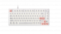 Bàn phím cơ DareU EK75 Full White - DareU Dream Switch (USB-C, 80 phím, Núm xoay, Keycap ABS, White LED, Kèm Keycap extra)