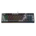 Bàn phím quang cơ EDRA EK398X Beta Optical Blue Switch (99 phím, USB 2.0, Rainbows LED, LED viền, IP57)