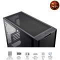 Vỏ Case Asus A21 Black (Mid Tower, m-ATX, 1 mặt kính cường lực, Chưa bao gồm Fan, Max 7 Fan)