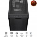 Vỏ Case Asus A21 Black (Mid Tower, m-ATX, 1 mặt kính cường lực, Chưa bao gồm Fan, Max 7 Fan)
