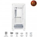 Vỏ Case Asus A21 White (Mid Tower, m-ATX, 1 mặt kính cường lực, Chưa bao gồm Fan, Max 7 Fan)