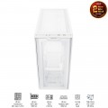 Vỏ Case Asus A21 White (Mid Tower, m-ATX, 1 mặt kính cường lực, Chưa bao gồm Fan, Max 7 Fan)
