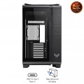 Vỏ Case Asus TUF Gaming GT502 Black (Mid Tower, ATX, 2 mặt cường lực, USB-C, Có quai xách, Chưa bao gồm Fan, Max 13 Fan)