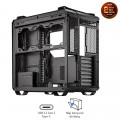 Vỏ Case Asus TUF Gaming GT502 Black (Mid Tower, ATX, 2 mặt cường lực, USB-C, Có quai xách, Chưa bao gồm Fan, Max 13 Fan)