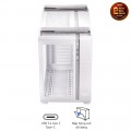 Vỏ Case Asus TUF Gaming GT502 White (Mid Tower, ATX, 2 mặt cường lực, USB-C, Có quai xách, Chưa bao gồm Fan, Max 13 Fan)