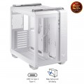 Vỏ Case Asus TUF Gaming GT502 White (Mid Tower, ATX, 2 mặt cường lực, USB-C, Có quai xách, Chưa bao gồm Fan, Max 13 Fan)